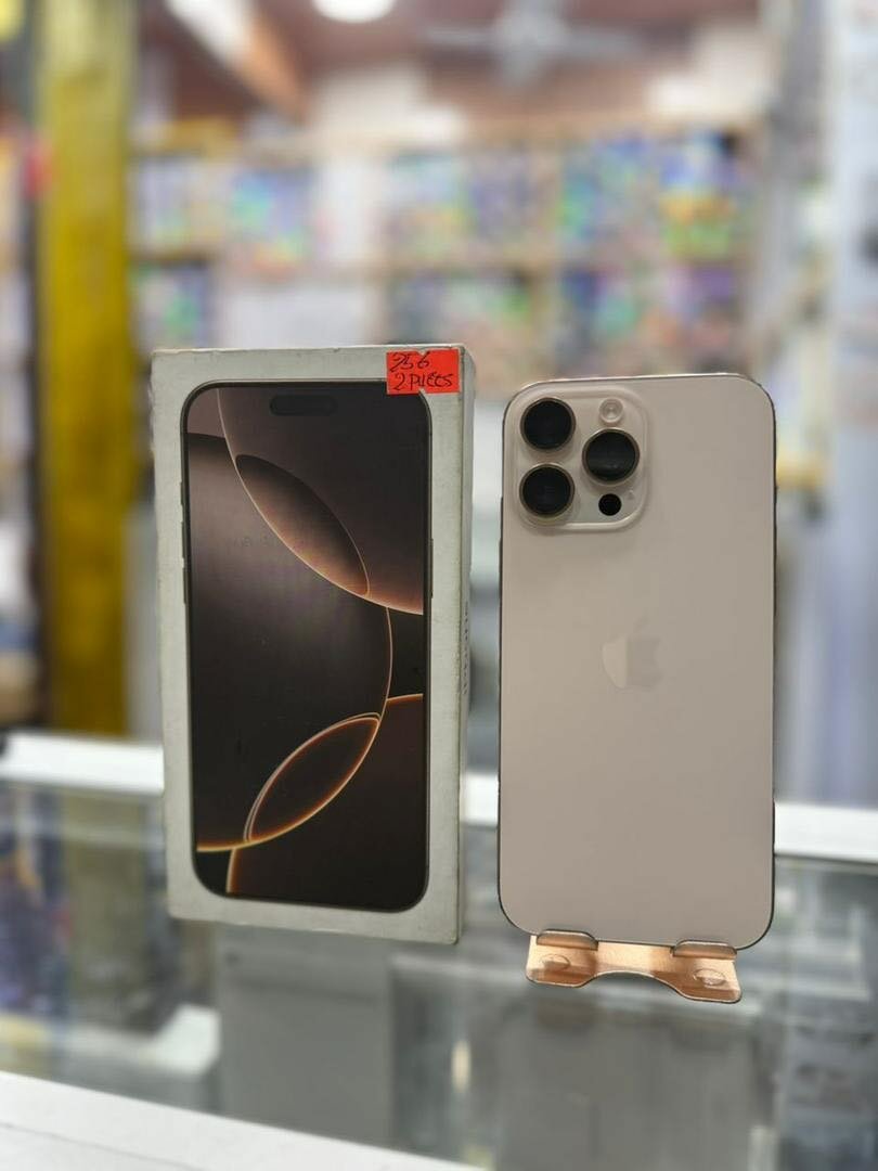 16 pro Max 256 giga 2puces