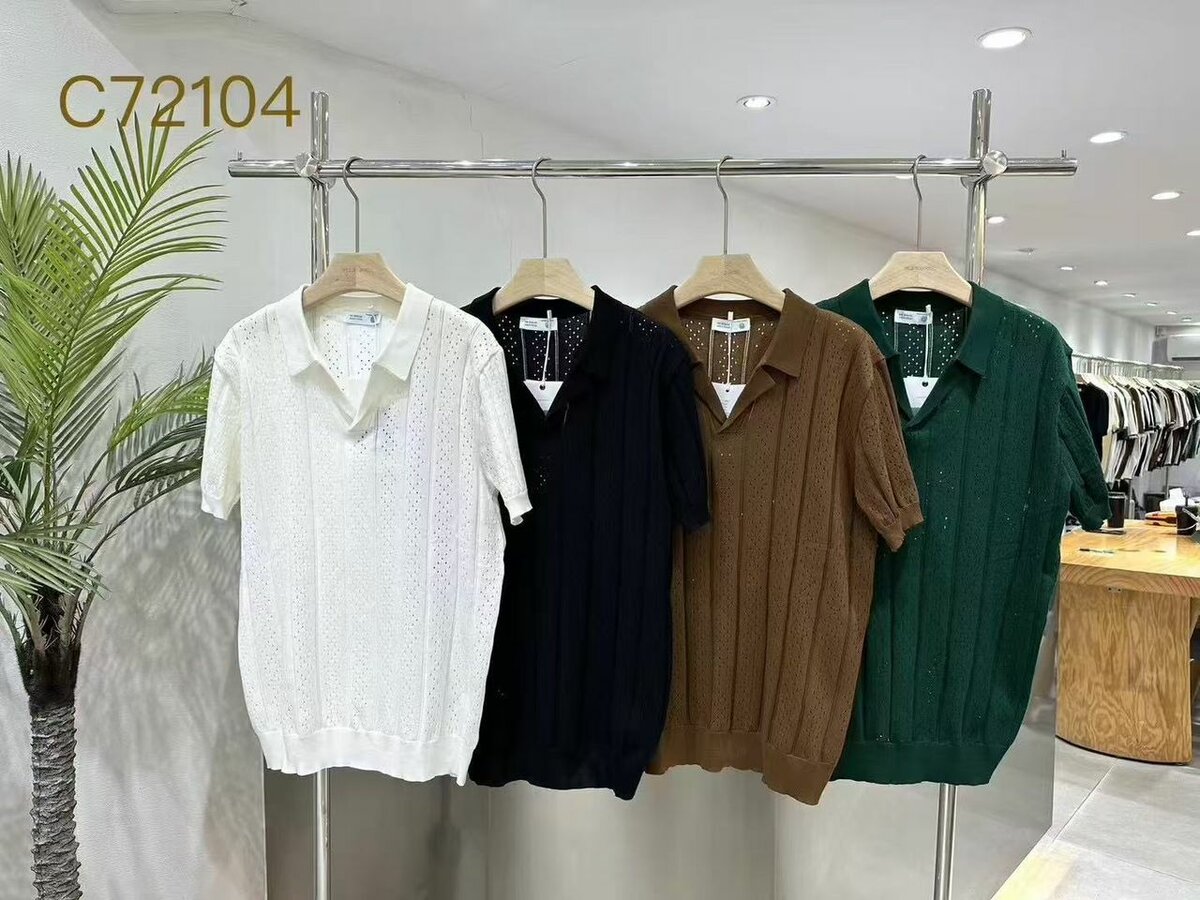 Polos élégants en tricot pour hommes