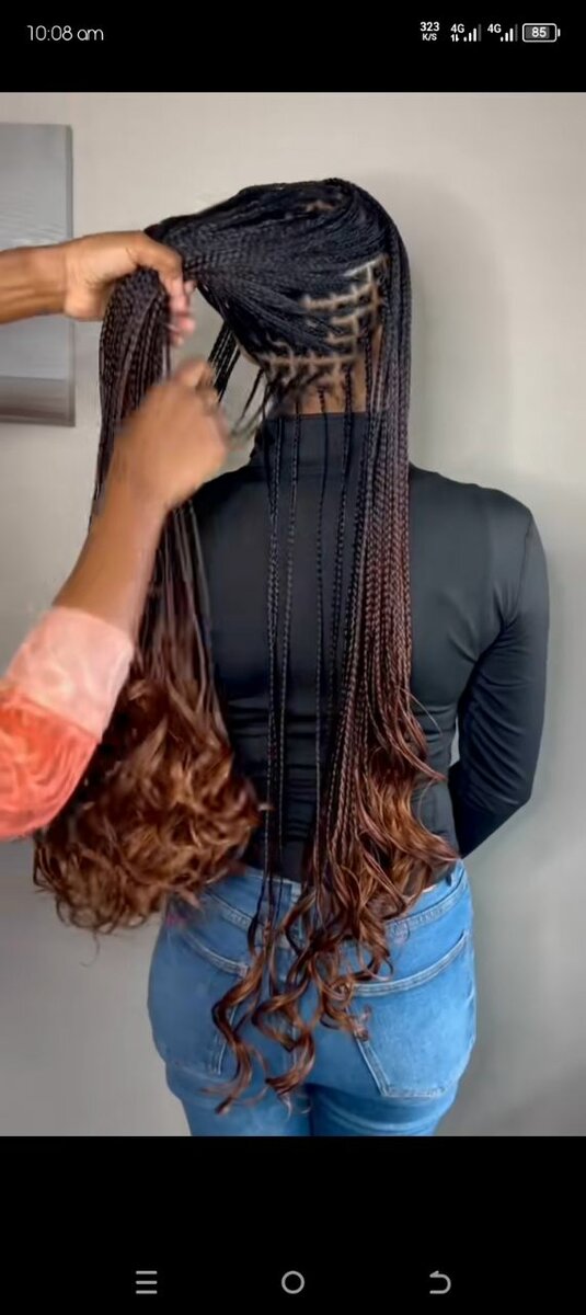 Claw clips and braiding