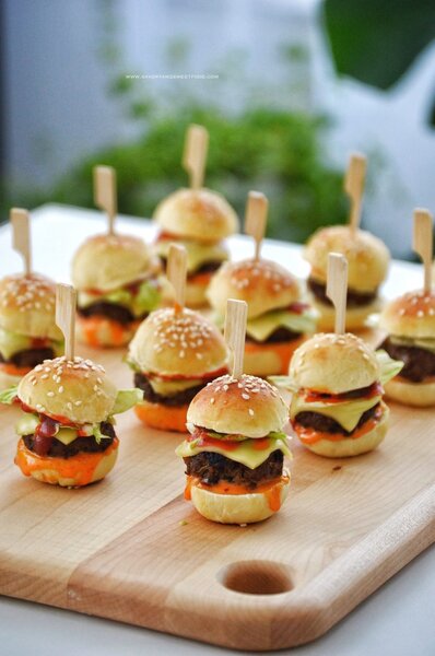 Minis burgers gourmet