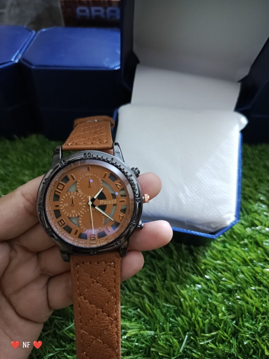 Beautiful leather watch