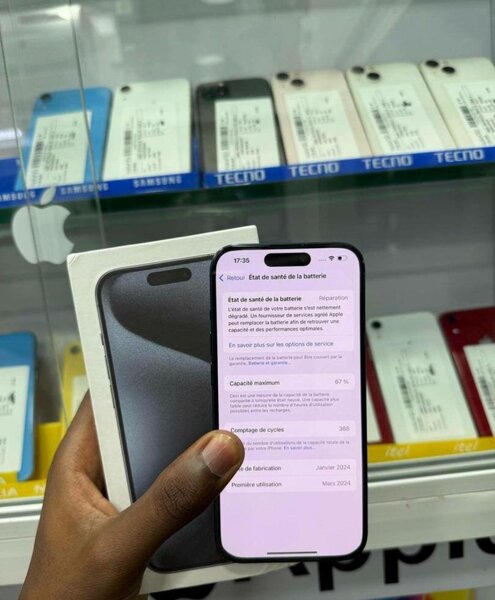 iPhone 15 Pro Max Noir