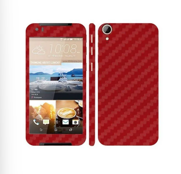 HTC Desire 830 Carbon Fiber Texture Mobile Skin - Red