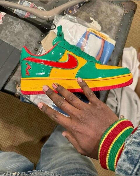 Baskets multicolores flashy