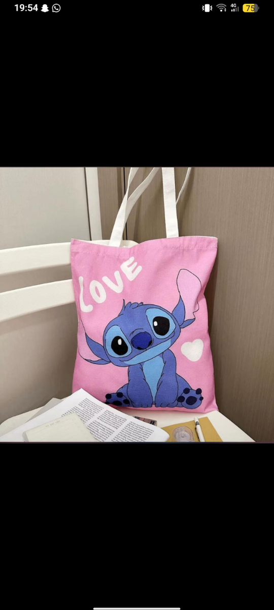 Tote bag Stitch coloré
