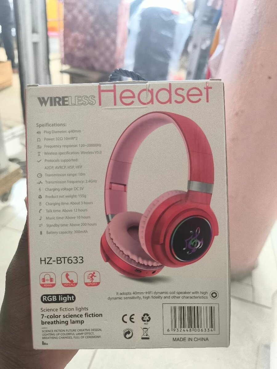 Casque Sans Fil RGB HZ-BT633