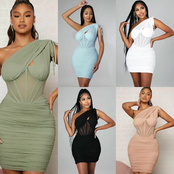 Robe Bandage Asymétrique Sexy