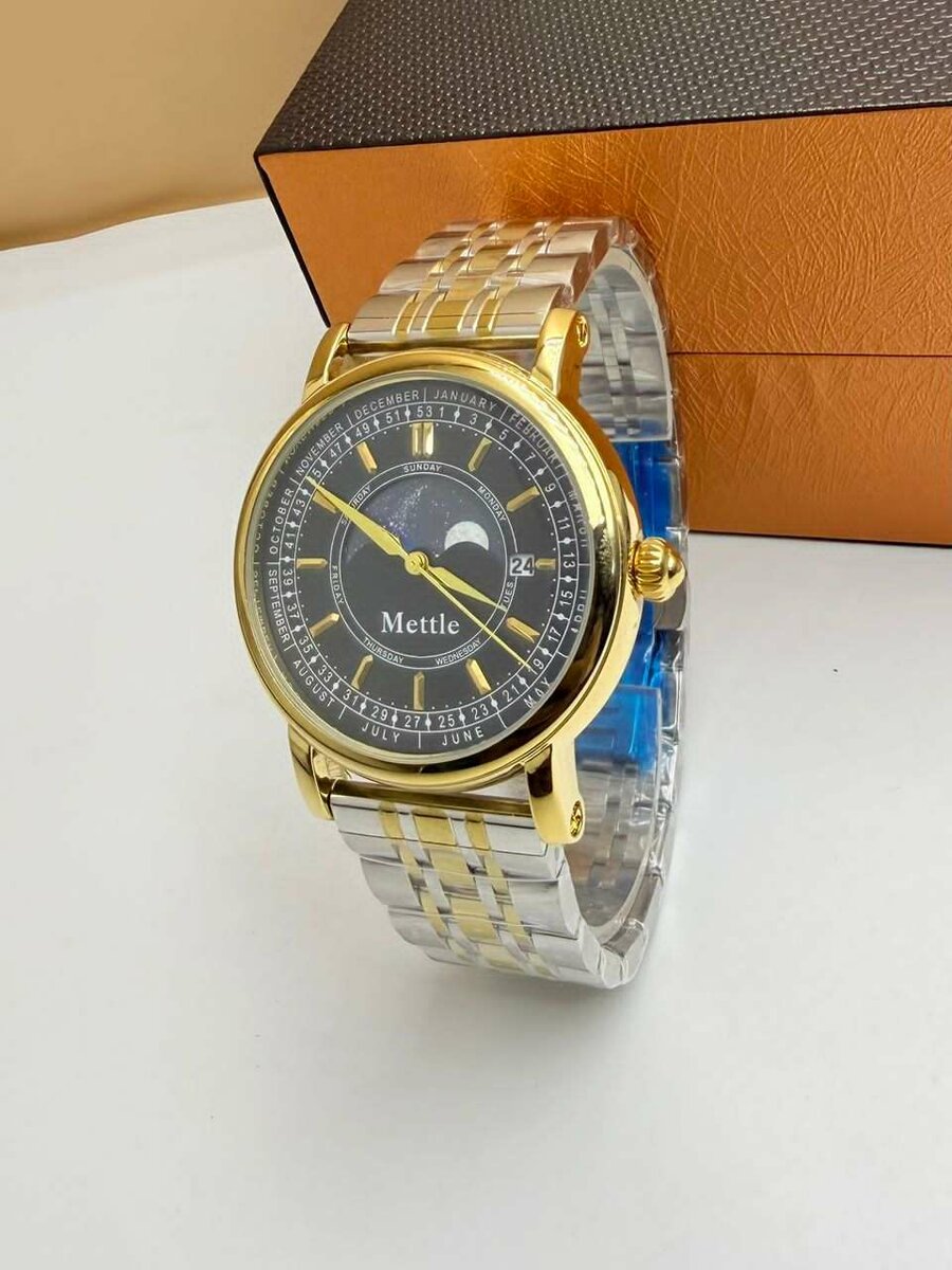 Montre Métallique Élégante Homme