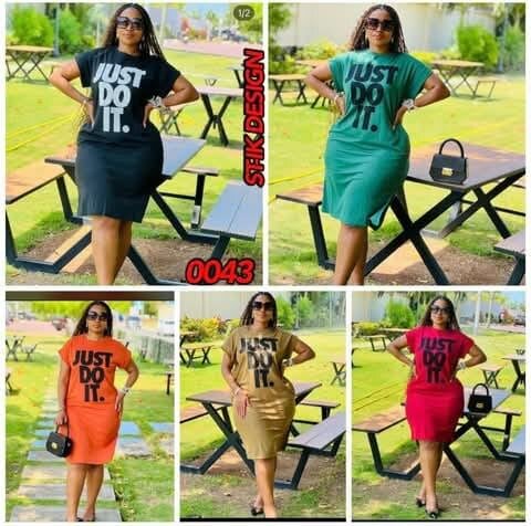 Robe casual grande taille