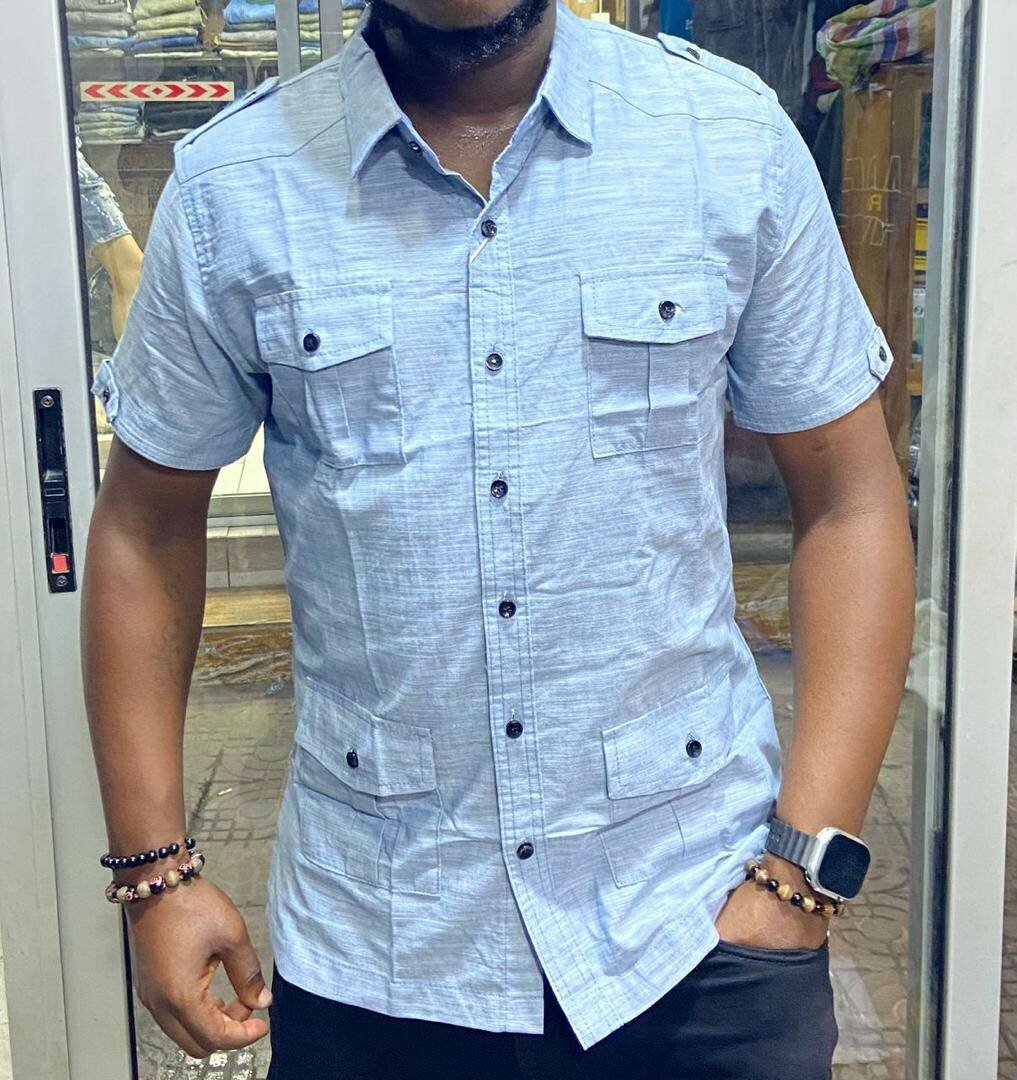 Chemise manches courtes homme