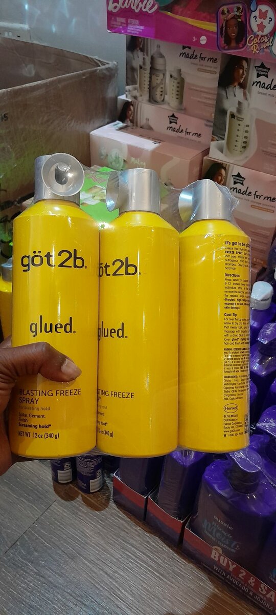 Got2b Glued Blasting Freeze Hairspray, 12 oz
