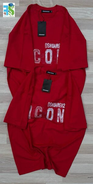 T-shirt imprimé rouge ICON