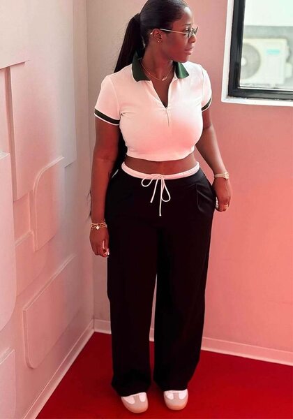 Polo femme et pantalon