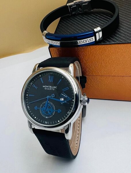 Montre en cuir élégante