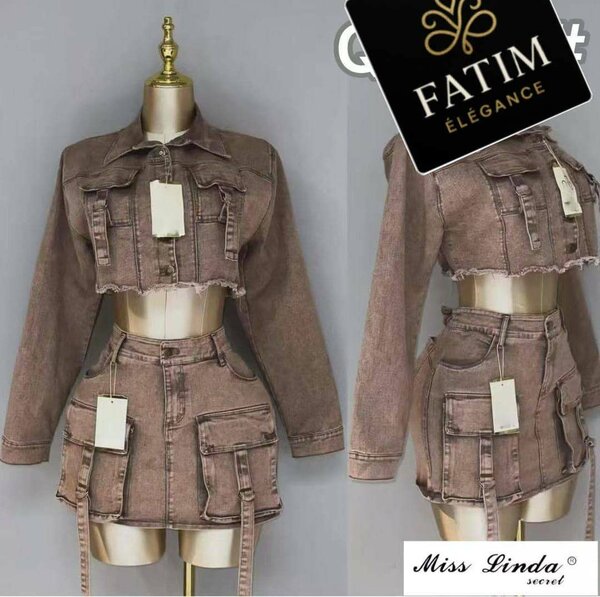 Ensemble Jupe et Veste en Jean