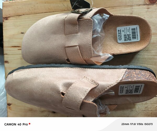 Chaussures en daim confort