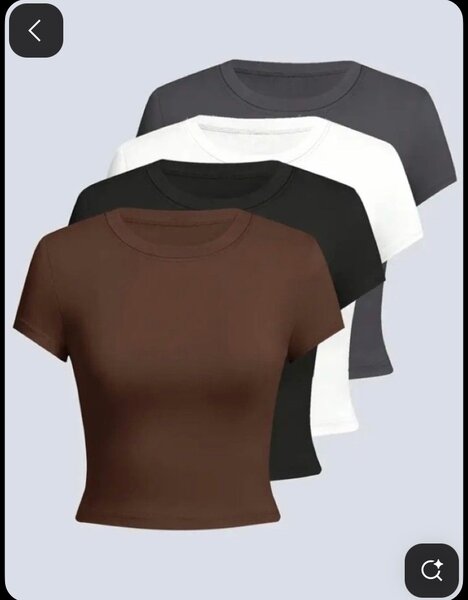 Lots 4T-shirts de base courtes