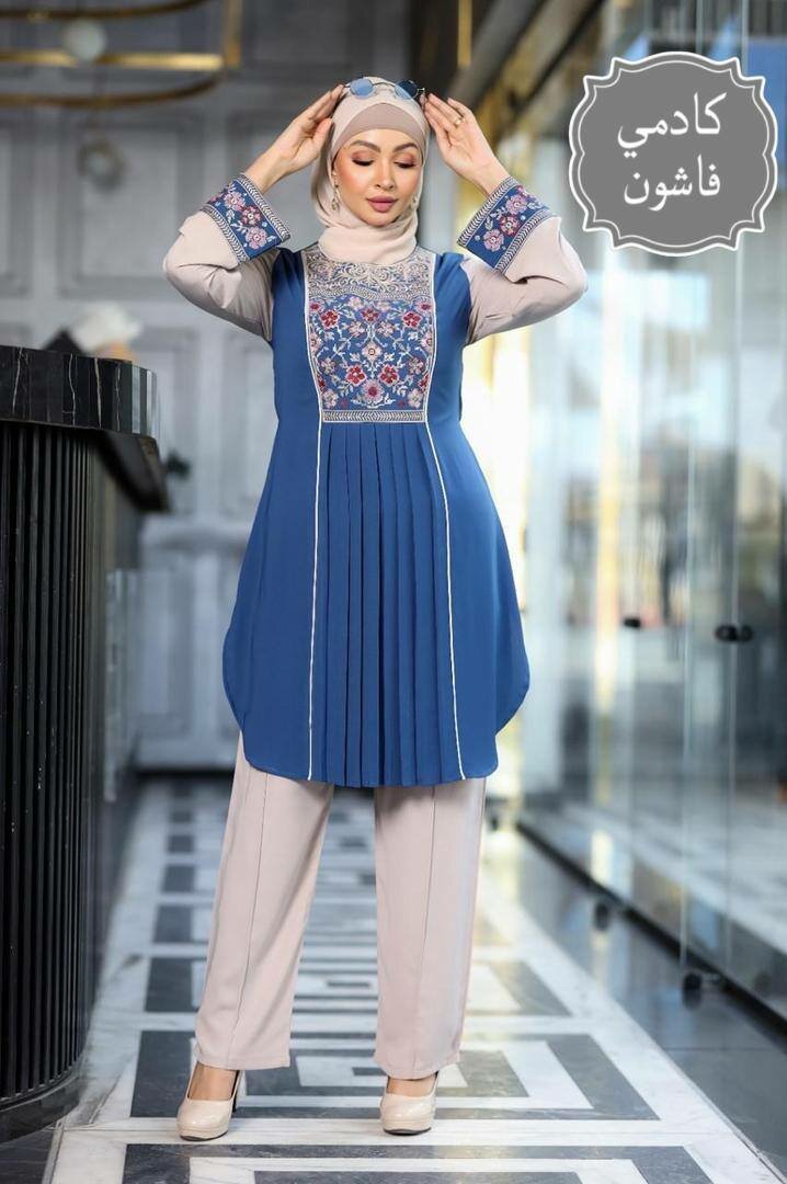 Tunique élégante brodée