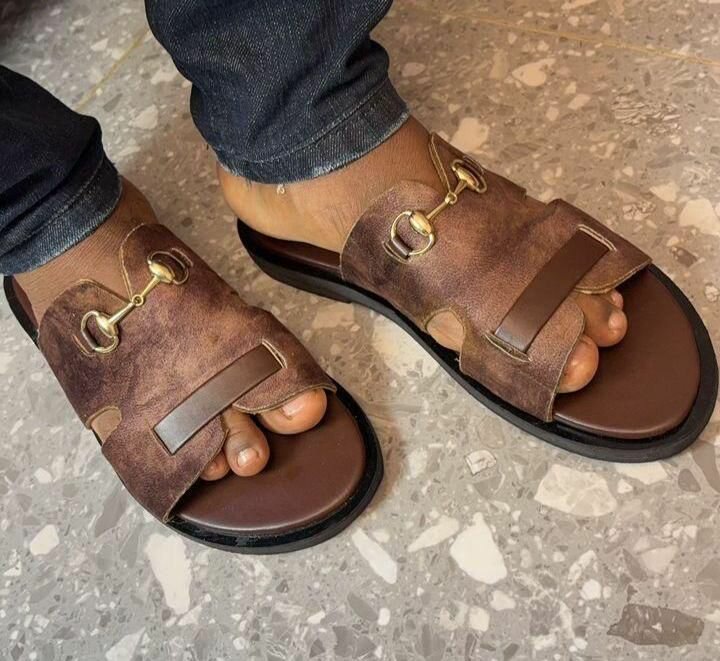 Sandales en cuir élégantes pour hommes