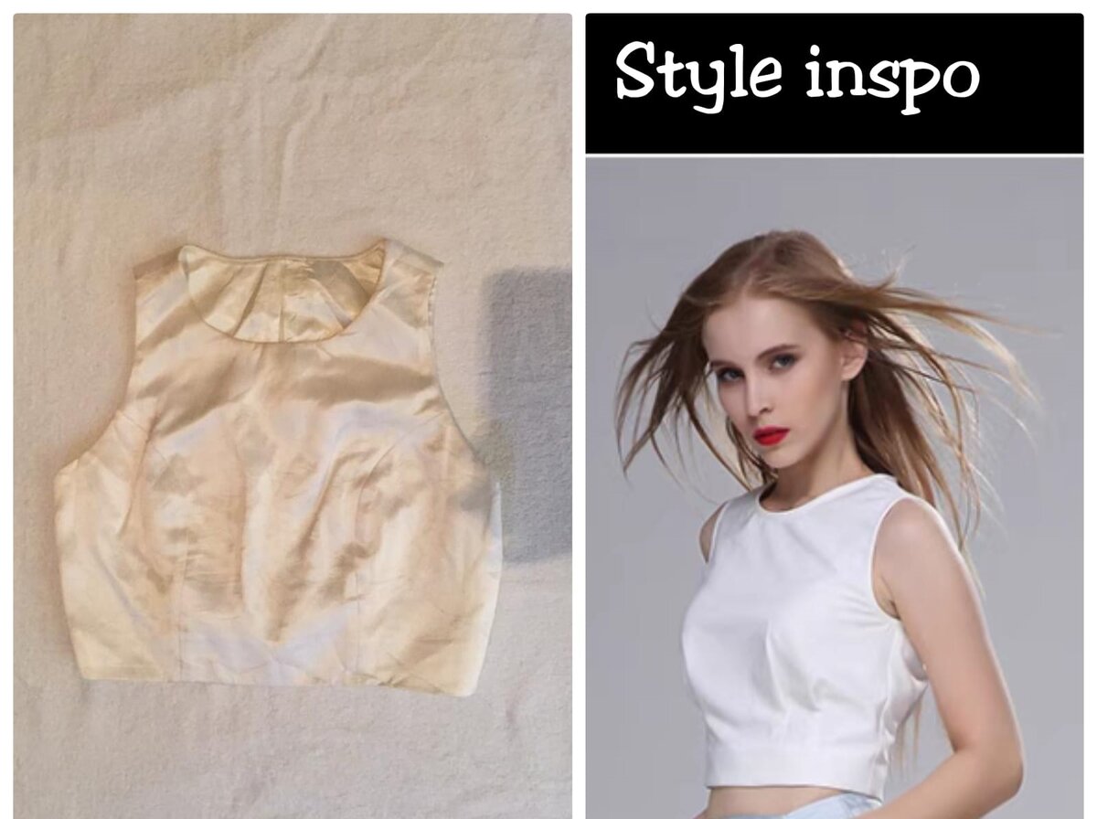 Salaula crop tops and tops