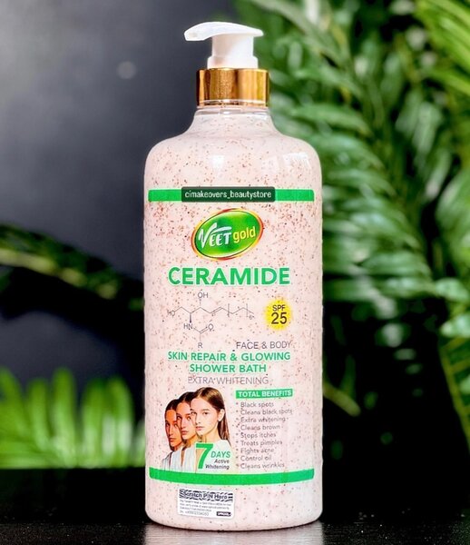 Veet gold Ceramide Skin Repair & Glowing extra whitening sho