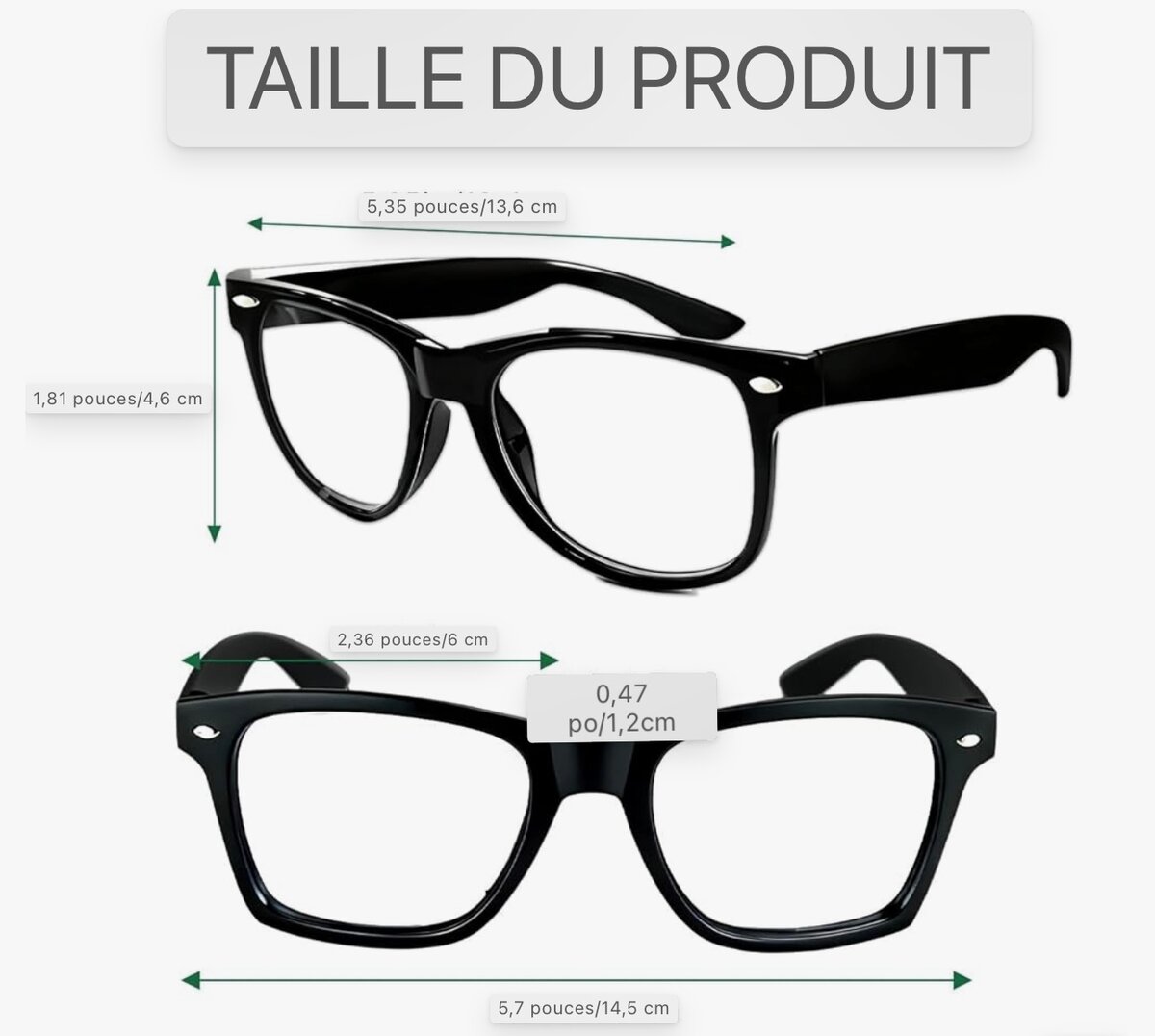 Lunettes Classiques Noires