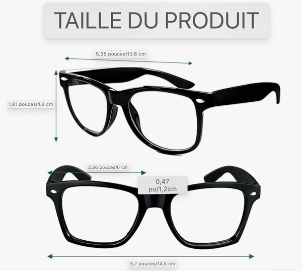 Lunettes Classiques Noires
