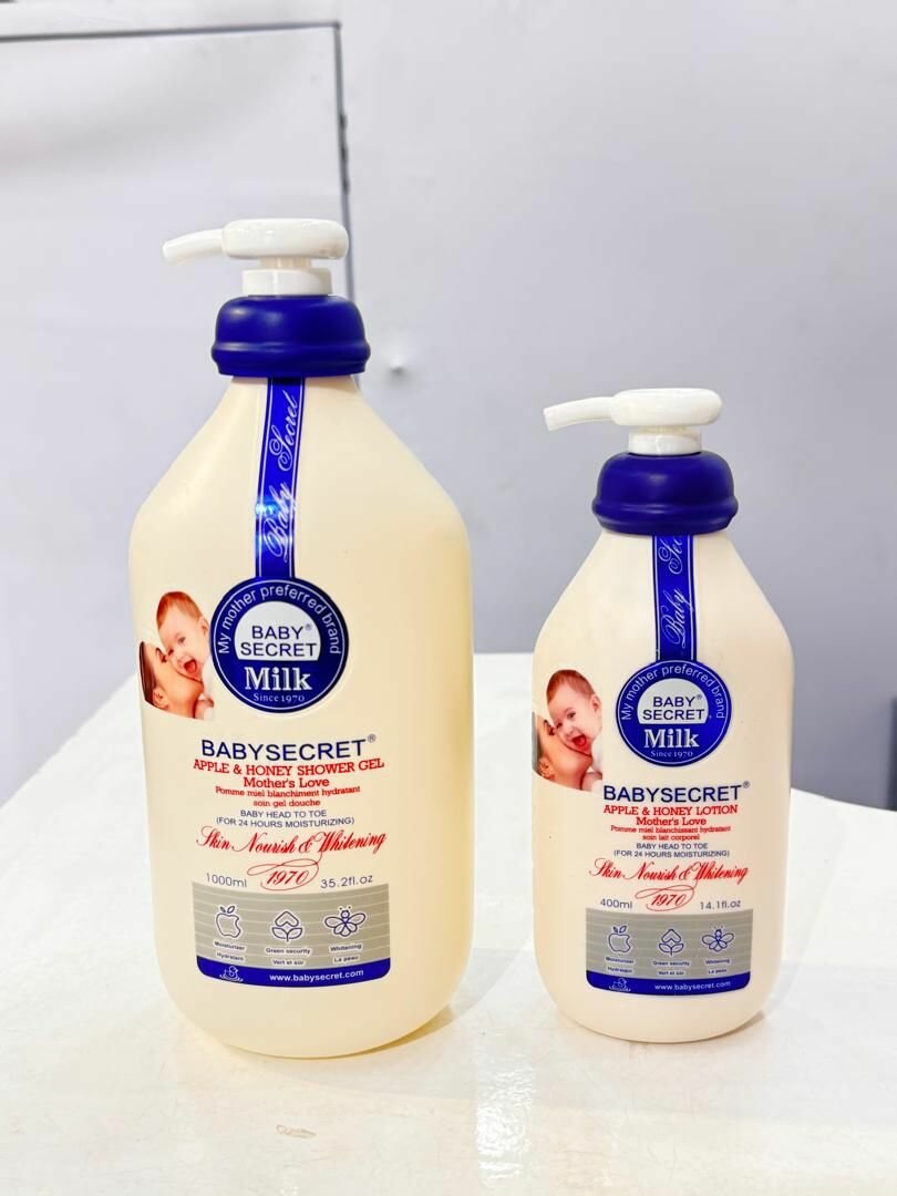 Amino baby secret  bath and lotion