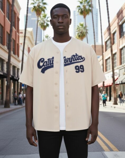 Maillot Baseball Vintage Californie