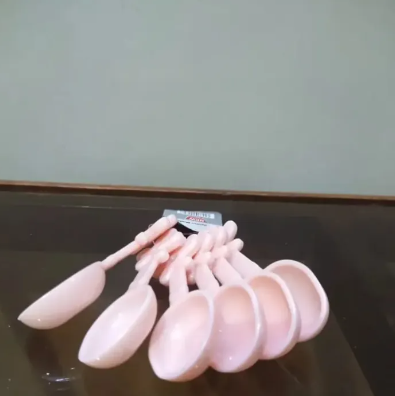 Mini Plastic Spoon Set 6Pcs For Spice Jars