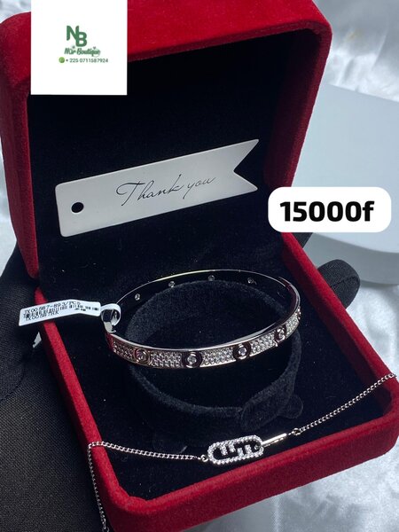 Bracelet et Collier Élegant Femme