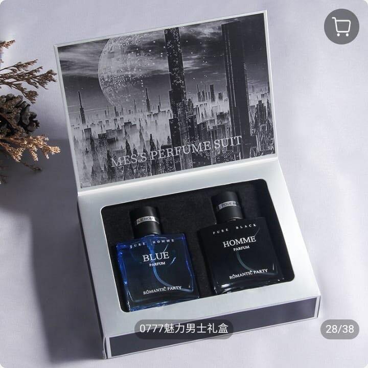 Men Nice Scented perfume fragrance two in a box