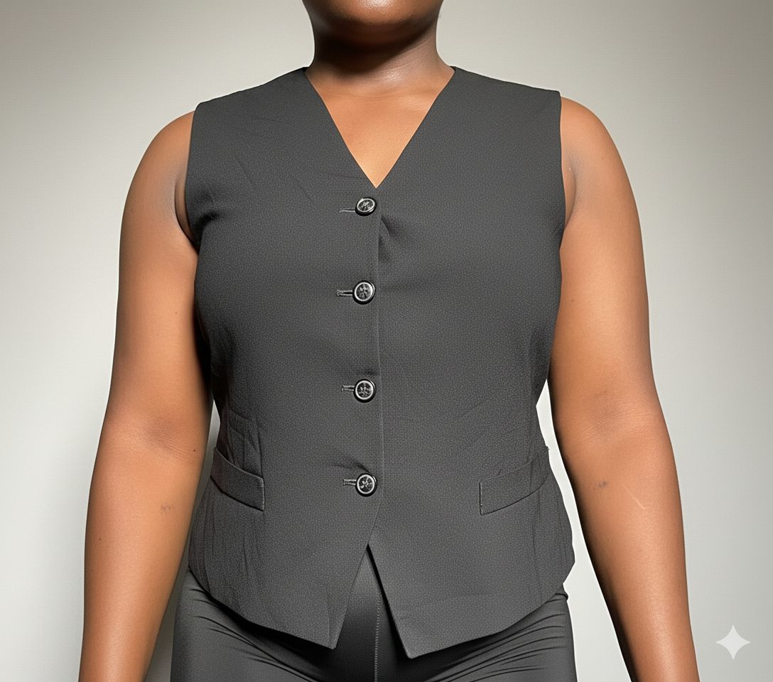 Gilet élégant noir