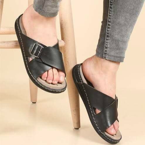 Sandales en cuir homme élégantes