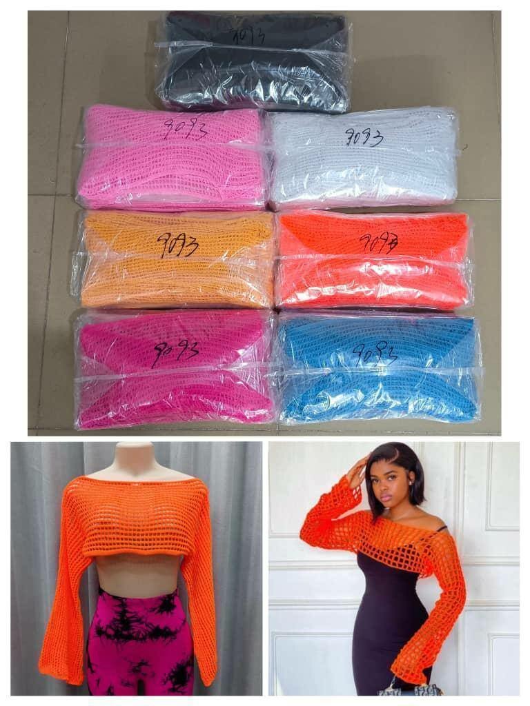 Ladies crocheting club top available