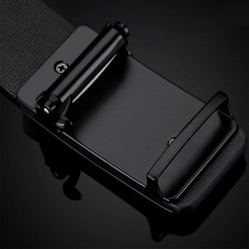 Fashion New Men's Fashion Business Belt Automatic Buckle - B