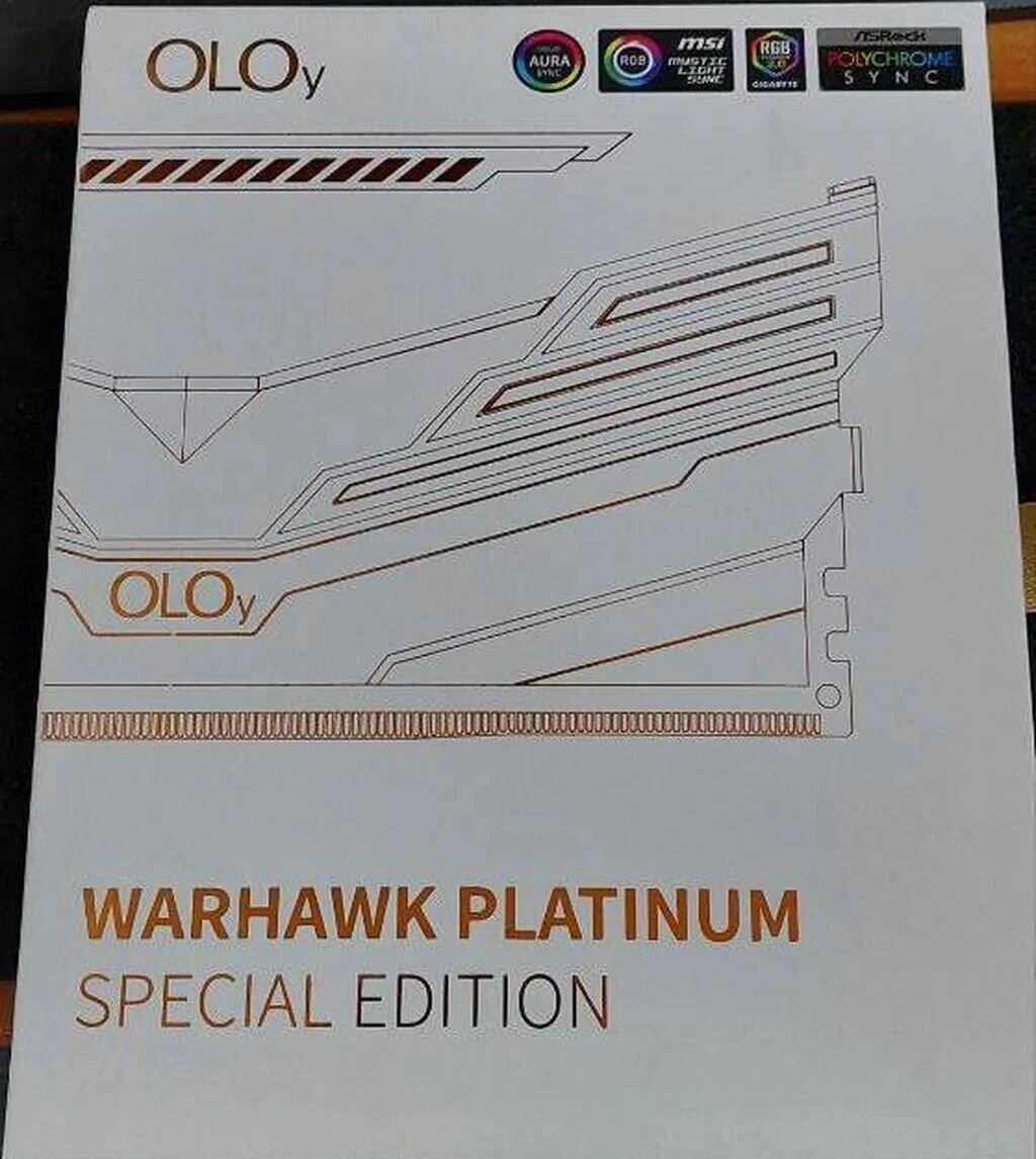 Oloy WarHawk RGB White DDR4 16 GB 3600MHz