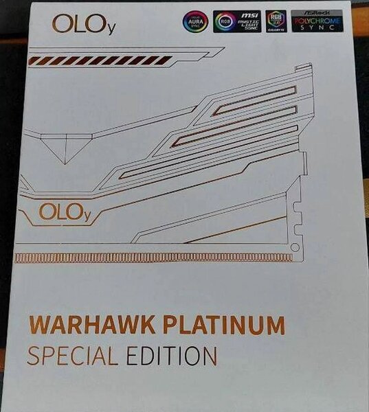 Oloy WarHawk RGB White DDR4 16 GB 3600MHz