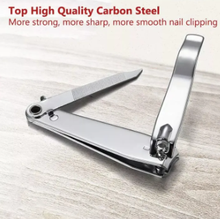 1Pc Heavy Duty Nail Clipper, Stainless Steel Toe Finger Nail Clippers Cutter For Men Women