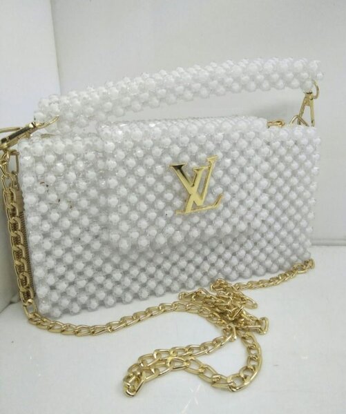 Beads Knitted Bag