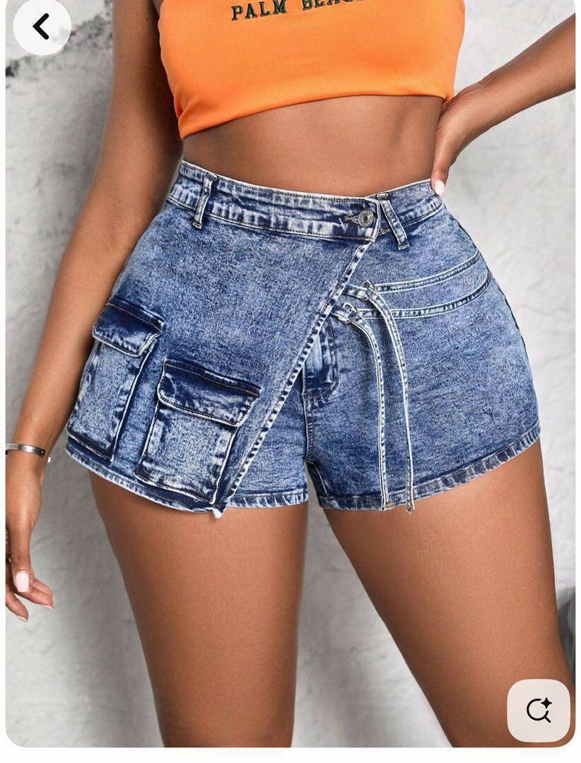 Shorts en jean décontractés