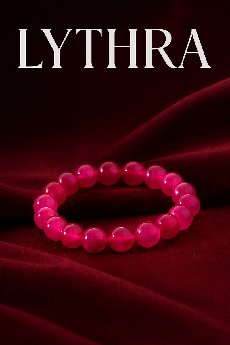 Bracelet en perles rouges