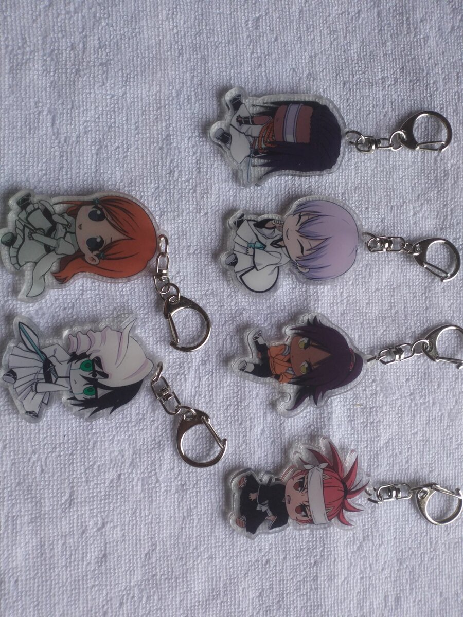 Bleach Chibi Keychains