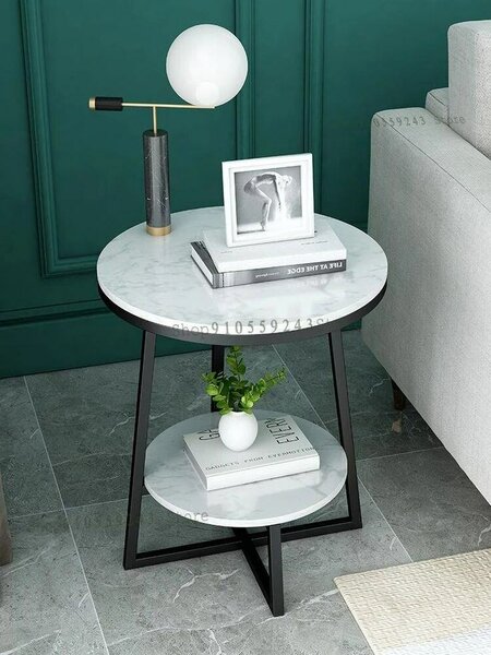 Table d'appoint marbre moderne
