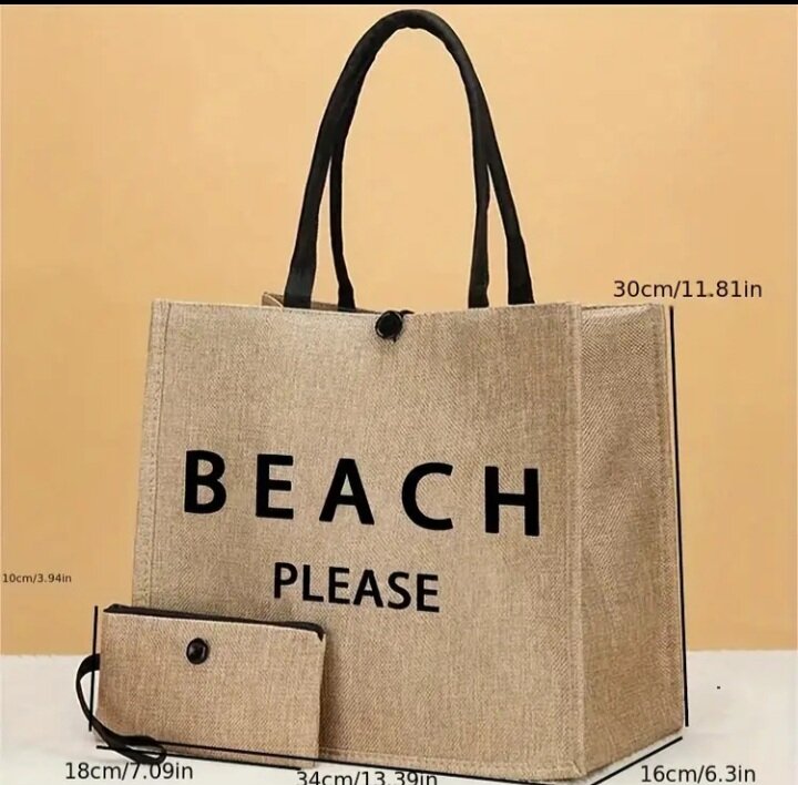 Sac à  main en jute