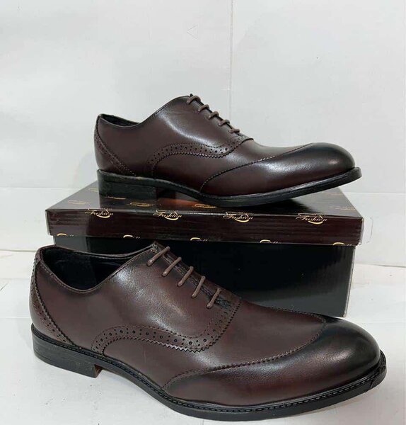 Men's leather boots,brown Sizes: 40-45