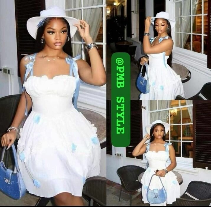 Robe d'été blanche élégante