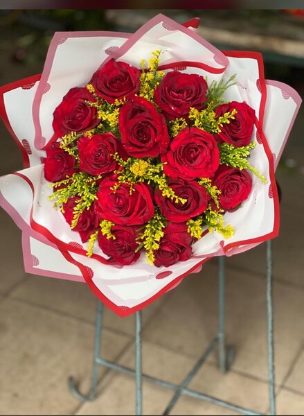 Bouquet de roses élégantes