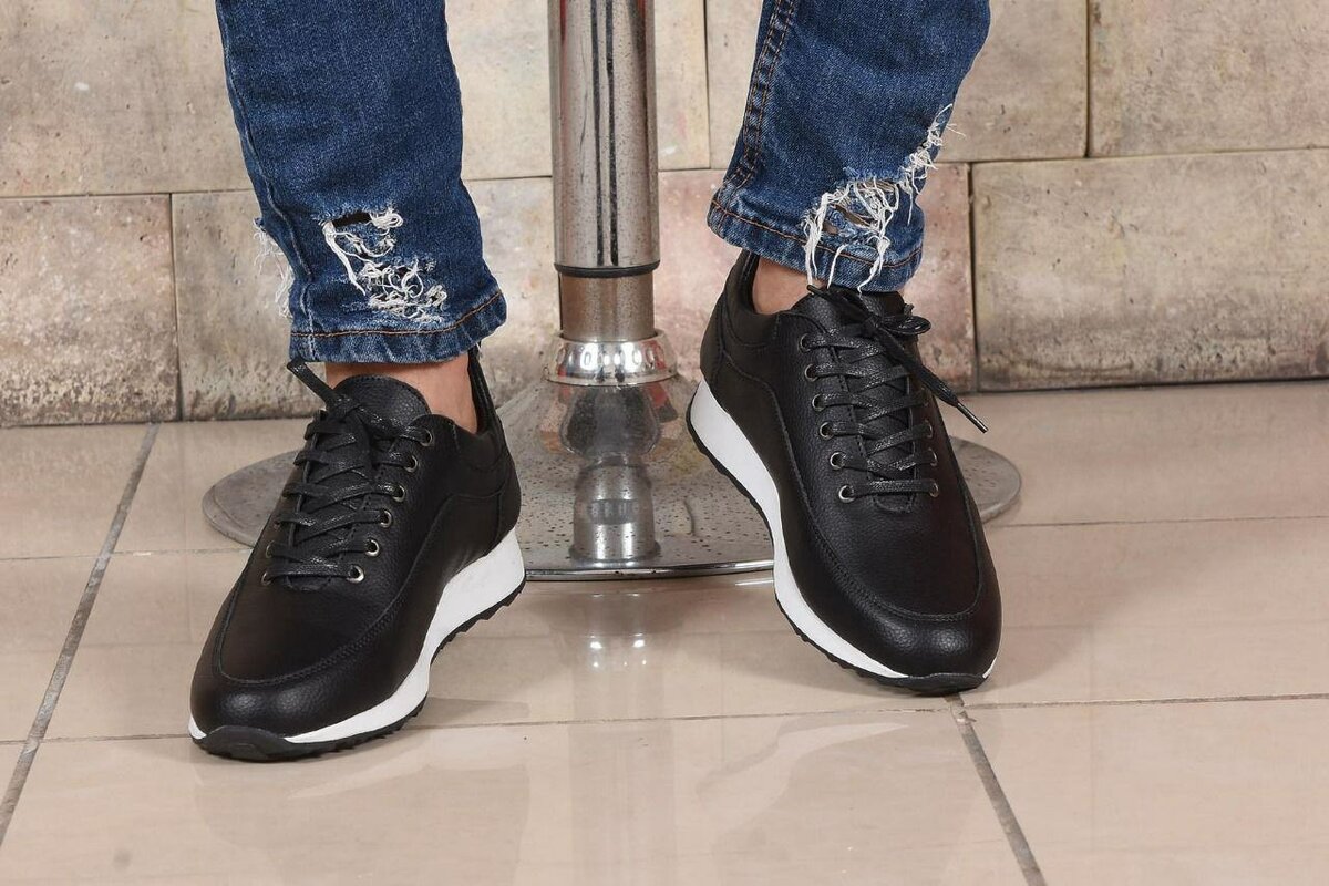 Sneakers noirs pour hommes