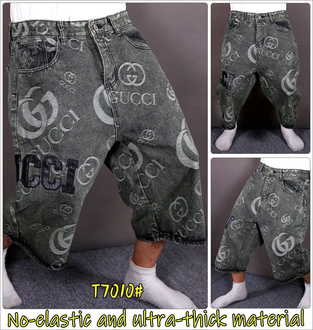 Shorts en jean épais